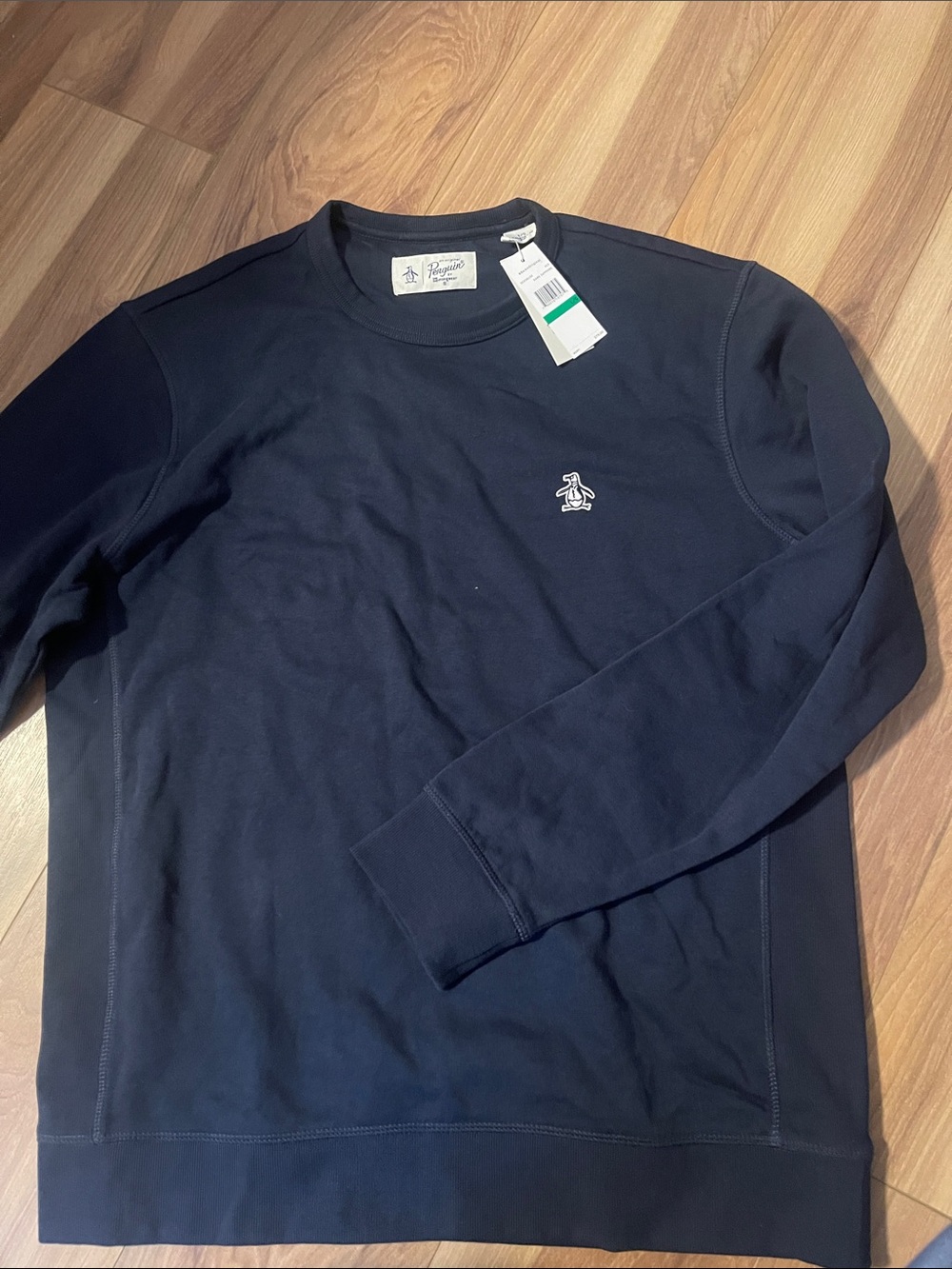 Original Penguin Men's Navy Crewneck Sweatshirt nwt Lrge men’s